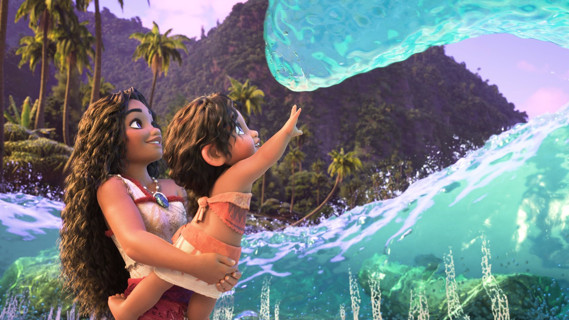 Imagem de Moana e sua irmã Simea